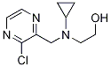 2-[(3-Chloro-pyrazin-2-ylMethyl)-cyclopropyl-aMino]-ethanol 结构式