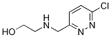 2-[(6-Chloro-pyridazin-3-ylMethyl)-aMino]-ethanol 结构式