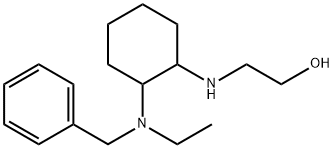2-[2-(Benzyl-ethyl-aMino)-cyclohexylaMino]-ethanol 结构式