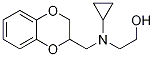 2-[Cyclopropyl-(2,3-dihydro-benzo[1,4]dioxin-2-ylMethyl)-aMino]-ethanol 结构式