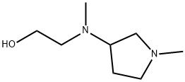 2-[Methyl-(1-Methyl-pyrrolidin-3-yl)-aMino]-ethanol 结构式