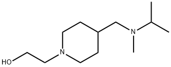 2-{4-[(Isopropyl-Methyl-aMino)-Methyl]-piperidin-1-yl}-ethanol 结构式