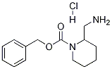 2-AMinoMethyl-piperidine-1-carboxylic acid benzyl ester hydrochloride 结构式