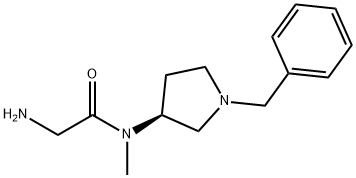 2-AMino-N-((S)-1-benzyl-pyrrolidin-3-yl)-N-Methyl-acetaMide 结构式