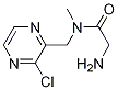 2-AMino-N-(3-chloro-pyrazin-2-ylMethyl)-N-Methyl-acetaMide 结构式