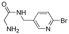 2-AMino-N-(6-broMo-pyridin-3-ylMethyl)-acetaMide 结构式