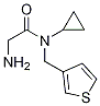 2-AMino-N-cyclopropyl-N-thiophen-3-ylMethyl-acetaMide 结构式