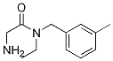 2-氨基-N-乙基-N-(3-甲基苄基)乙酰胺 结构式