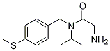 2-AMino-N-isopropyl-N-(4-Methylsulfanyl-benzyl)-acetaMide 结构式