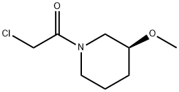 2-Chloro-1-((S)-3-Methoxy-piperidin-1-yl)-ethanone 结构式