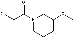 2-Chloro-1-(3-Methoxy-piperidin-1-yl)-ethanone 结构式