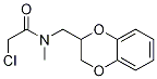 2-Chloro-N-(2,3-dihydro-benzo[1,4]dioxin-2-ylMethyl)-N-Methyl-acetaMide 结构式