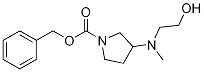 3-[(2-Hydroxy-ethyl)-Methyl-aMino]-pyrrolidine-1-carboxylic acid benzyl ester 结构式