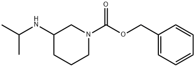 3-IsopropylaMino-piperidine-1-carboxylic acid benzyl ester 结构式