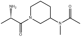 N-[1-((S)-2-AMino-propionyl)-piperidin-3-yl]-N-Methyl-acetaMide 结构式