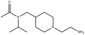 N-[1-(2-AMino-ethyl)-piperidin-4-ylMethyl]-N-isopropyl-acetaMide 结构式