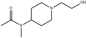 N-[1-(2-Hydroxy-ethyl)-piperidin-4-yl]-N-Methyl-acetaMide 结构式