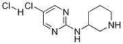 (5-氯-嘧啶-2-基)-哌啶-3-基-胺盐酸盐 结构式