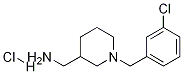 1-(3-氯-苄基)-哌啶-3-基]-甲基-胺盐酸盐 结构式