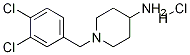 1-(3,4-二氯-苄基)-哌啶-4-基胺盐酸盐 结构式