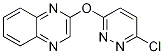 2-(6-Chloro-pyridazin-3-yloxy)-quinoxaline 结构式