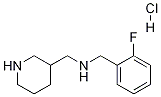 (2-氟-苄基)-哌啶-3-基甲基-胺盐酸盐 结构式