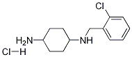 N-(2-氯-苄基)-环己烷-1,4-二胺盐酸盐 结构式