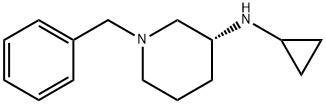 ((R)-1-Benzyl-piperidin-3-yl)-cyclopropyl-aMine 结构式