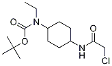 (1R,4R)- [4-(2-Chloro-acetylaMino)-cyclohexyl]-ethyl-carbaMic acid tert-butyl ester 结构式