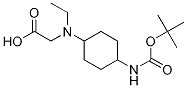 (1R,4R)-[(4-tert-ButoxycarbonylaMino-cyclohexyl)-ethyl-aMino]-acetic acid 结构式