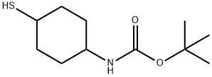 (4-Mercapto-cyclohexyl)-carbaMic acid tert-butyl ester 结构式