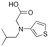 (Isopropyl-thiophen-3-ylMethyl-aMino)-acetic acid 结构式