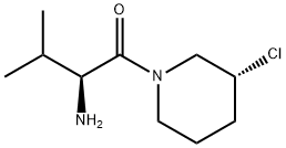 (S)-2-AMino-1-((R)-3-chloro-piperidin-1-yl)-3-Methyl-butan-1-one 结构式