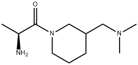 (S)-2-AMino-1-(3-diMethylaMinoMethyl-piperidin-1-yl)-propan-1-one 结构式