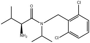 (S)-2-AMino-N-(2,6-dichloro-benzyl)-N-isopropyl-3-Methyl-butyraMide 结构式