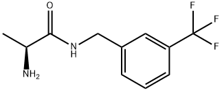 (S)-2-AMino-N-(3-trifluoroMethyl-benzyl)-propionaMide 结构式
