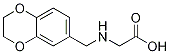 [(2,3-Dihydro-benzo[1,4]dioxin-6-ylMethyl)-aMino]-acetic acid 结构式