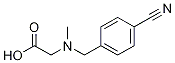 N-(4-氰基苄基)-N-甲基甘氨酸 结构式