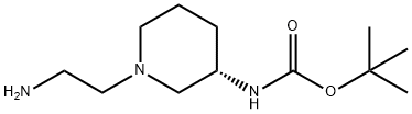 [(S)-1-(2-AMino-ethyl)-piperidin-3-yl]-carbaMic acid tert-butyl ester 结构式