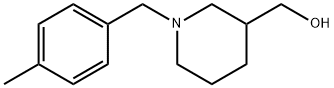 1-(4-甲基-苄基)-哌啶-3-基]-甲醇 结构式