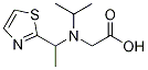 N-异丙基-N-(1-(噻唑-2-基)乙基)甘氨酸 结构式