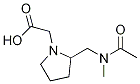 {2-[(Acetyl-Methyl-aMino)-Methyl]-pyrrolidin-1-yl}-acetic acid 结构式