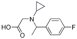 N-环丙基-N-(1-(4-氟苯基)乙基)甘氨酸 结构式