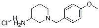 1-(4-Methoxy-benzyl)-piperidin-3-ylaMine hydrochloride 结构式