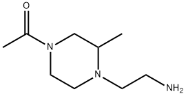 1-[4-(2-AMino-ethyl)-3-Methyl-piperazin-1-yl]-ethanone 结构式