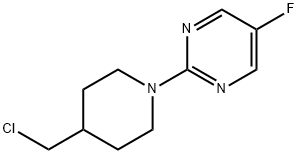 2-(4-氯甲基-哌啶-1-基)-5-氟-4-嘧啶 结构式