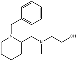 2-[(1-Benzyl-piperidin-2-ylMethyl)-Methyl-aMino]-ethanol 结构式