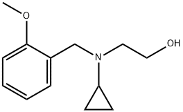 2-[Cyclopropyl-(2-Methoxy-benzyl)-aMino]-ethanol 结构式