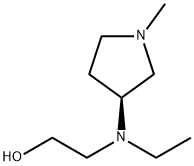 2-[Ethyl-((S)-1-Methyl-pyrrolidin-3-yl)-aMino]-ethanol 结构式