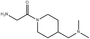 2-AMino-1-(4-diMethylaMinoMethyl-piperidin-1-yl)-ethanone 结构式